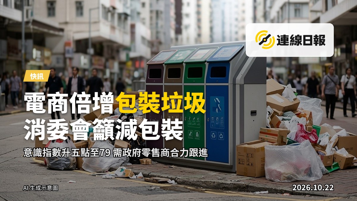 堆疊的网购包裹纸盒与塑料包装，示意包装垃圾问题