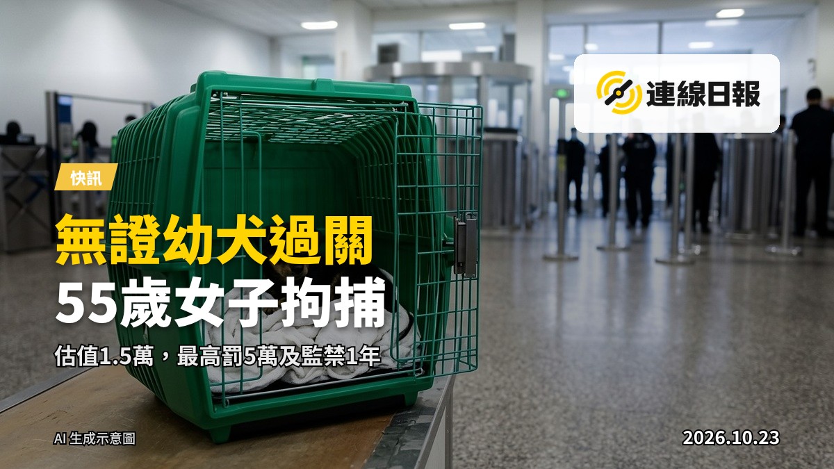 蓮塘/麻線管制站入境大廳，關員於此截查旅客