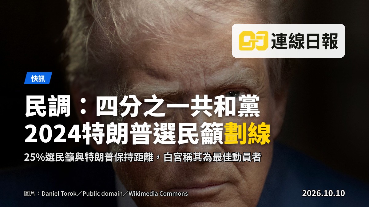美國選舉海報（示意圖）