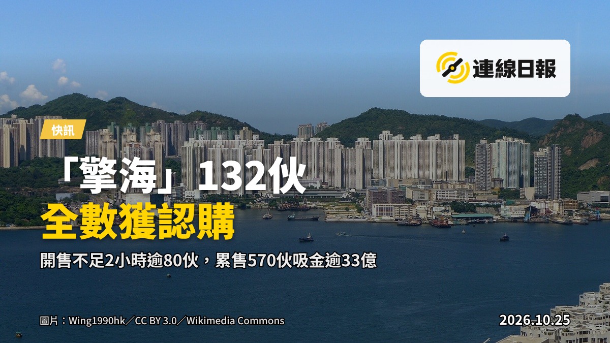 油塘一幢興建中的住宅大廈（AI生成）