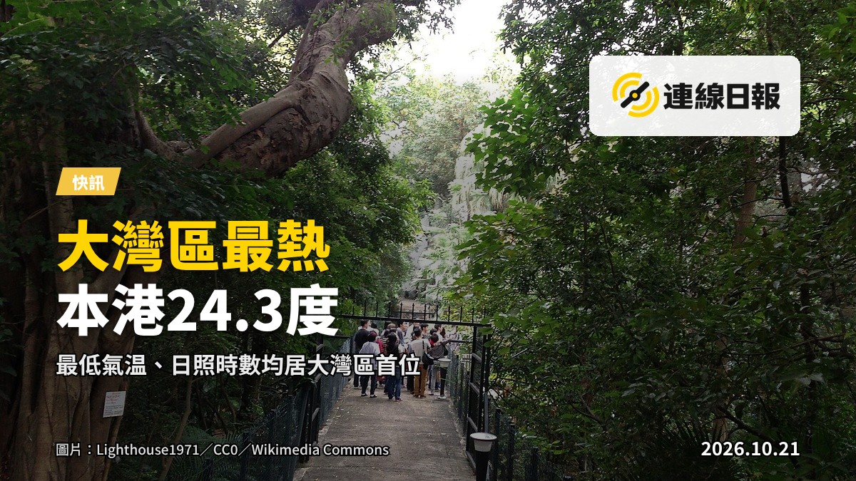 酷熱天氣下的高樓遠景，冷氣機外機密佈，天空灰白
