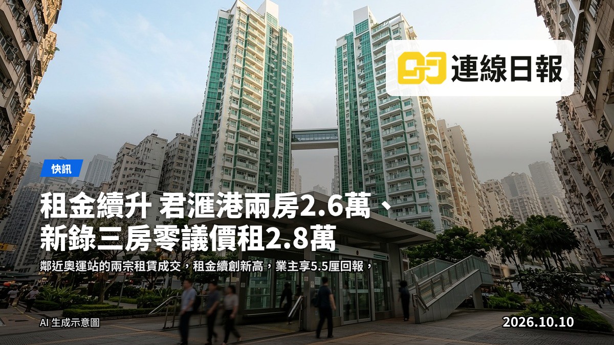 香港旺角一帶的密集住宅樓群，背後可見海景