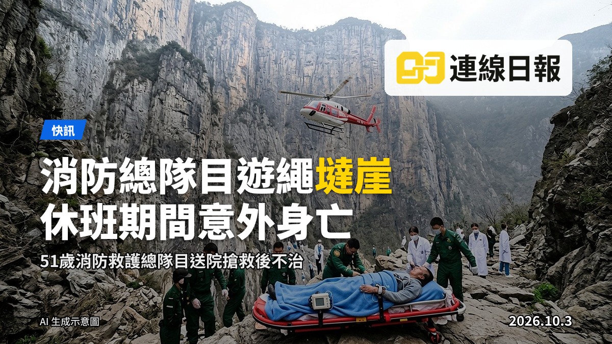 示意圖：飛鵝山一帶山地進行搜索，背景有直升機。