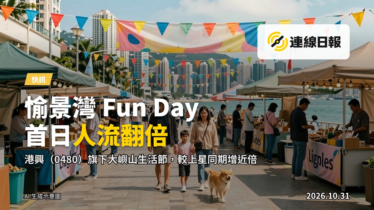 大嶼山愉景灣「Fun Day」生活節現場，市民帶同寵物在活動區參與各項體驗，氣氛熱鬧，背景為海岸線與住宅區。