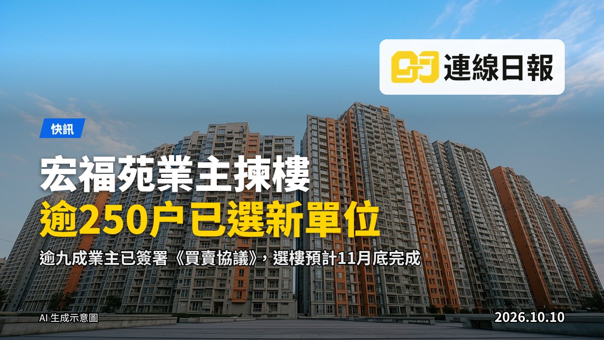 香港公共屋邨高層住宅樓群（示意圖片）
