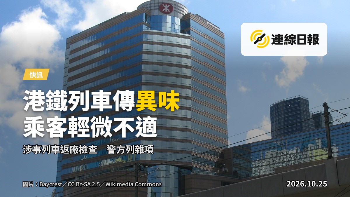 香港港鐵車站月台，列車停靠在月台門旁，沒有乘客。