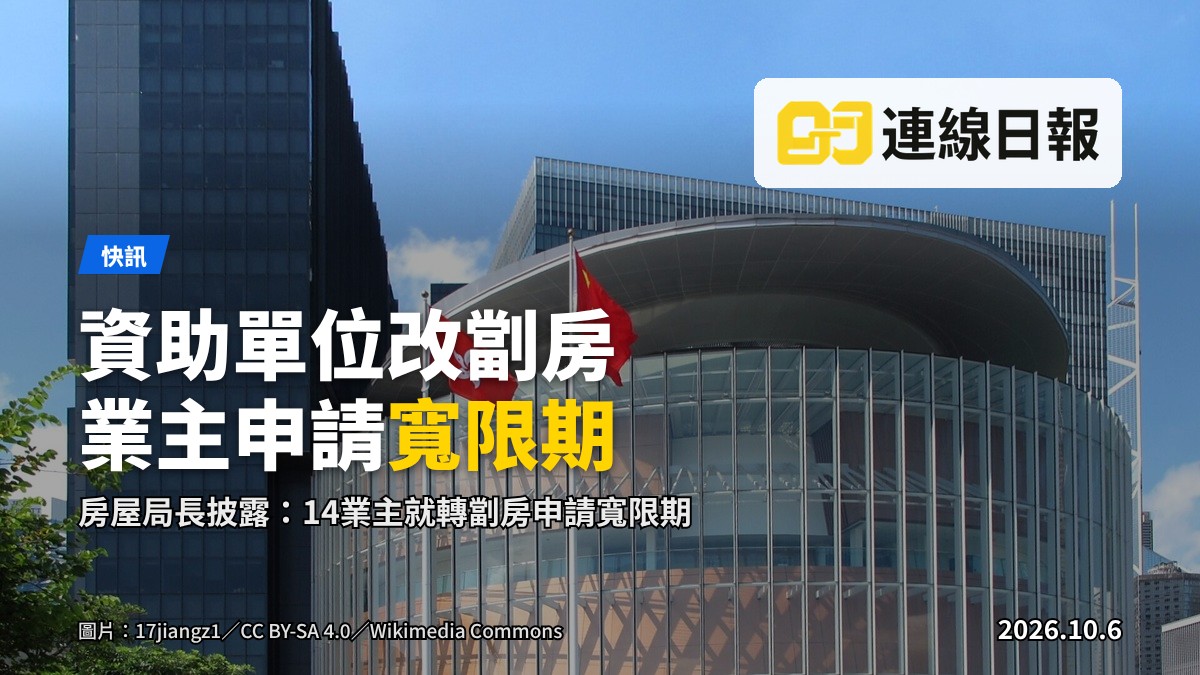 高層住宅大廈內被分隔成細小出租單位的劏房內景