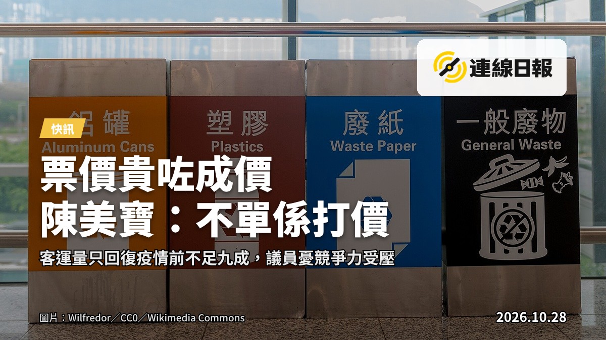 香港國際機場客運大廈，一列客機泊在泊位，背景為維港天際線