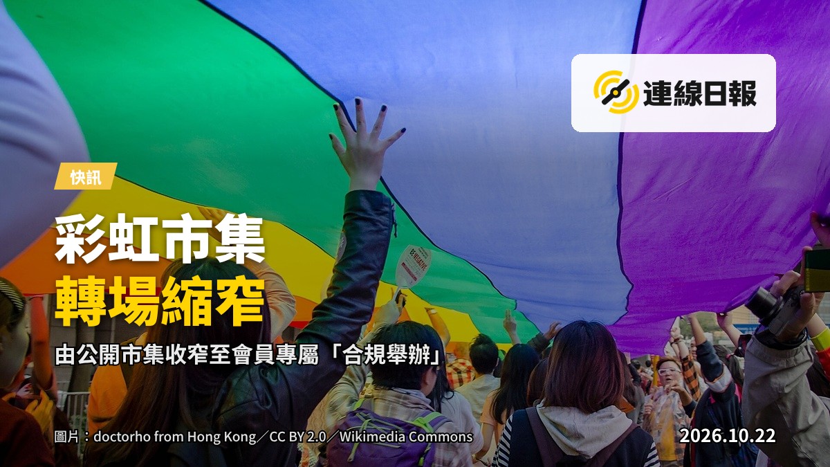 彩虹色氣球，象徵同志活動，純色調，無人
