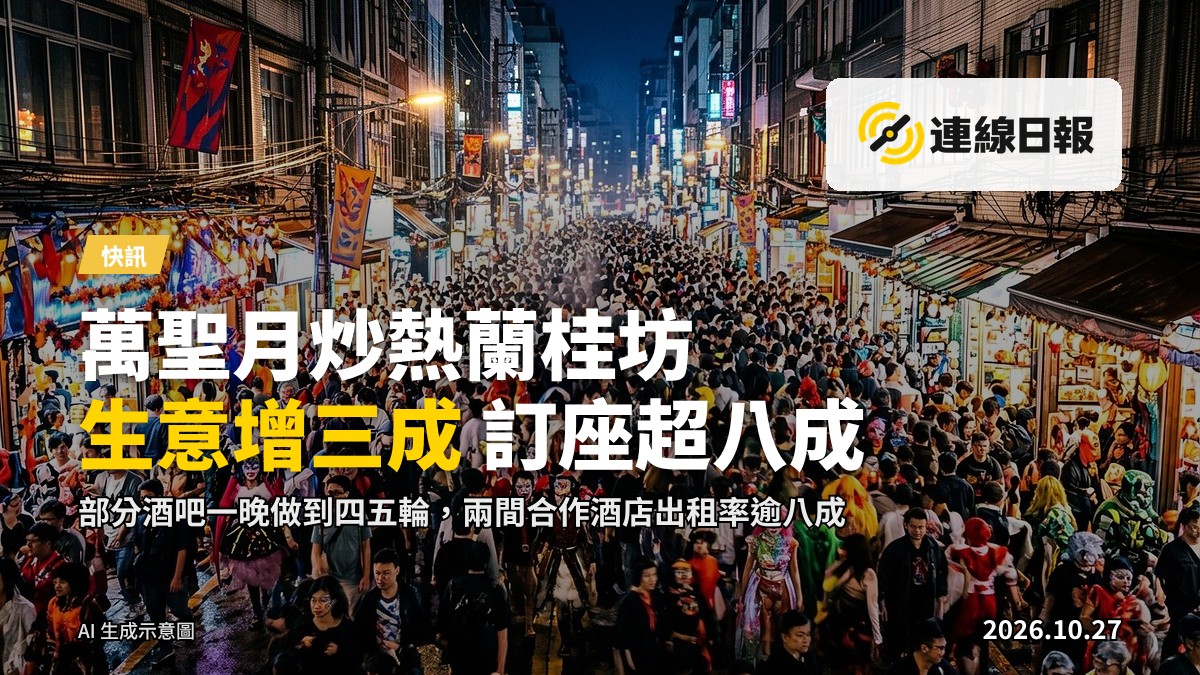 萬聖節期間中環蘭桂坊街頭，市民與遊客著各式變裝行經主道，現場人流密集