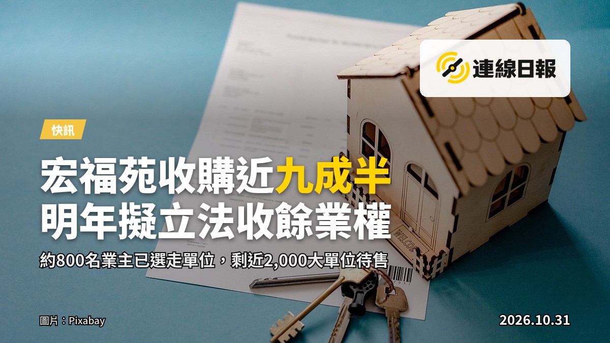 遠景的香港公共屋邨高樓大廈群，清晨霧氣，沒有可辨識人物