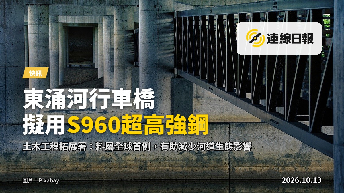 一座跨河鋼結構行車橋（示意圖）