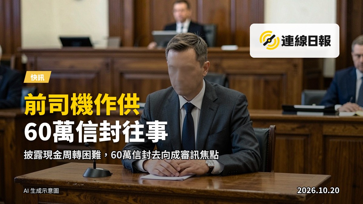 高等法院庭內，證人席上一名男子在作供，面部不清