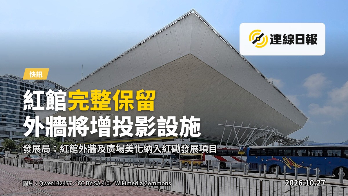香港紅磡體育館，倒金字塔形外牆，位於紅磡海濱一帶